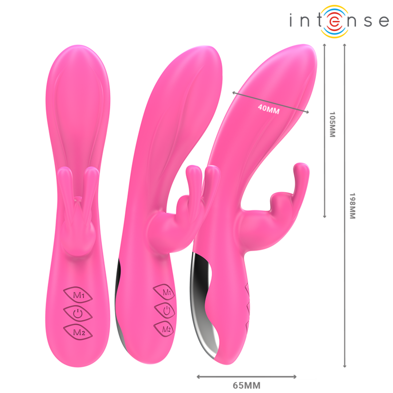 Vibratore Rabbit Randall INTENSE Rosa – Design ergonomico con 10 modalità di vibrazione