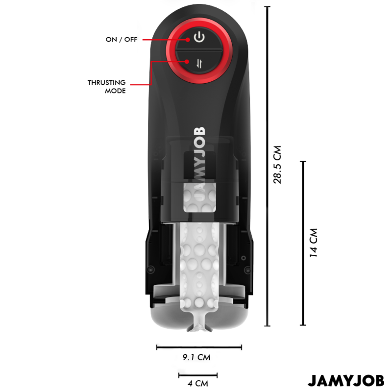JAMYJOB Gravity Masturbador Automático – Dispositivo Innovador Con 5 Modos De Estimulación