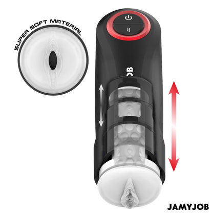 JAMYJOB Gravity Masturbador Automático – Dispositivo Innovador Con 5 Modos De Estimulación