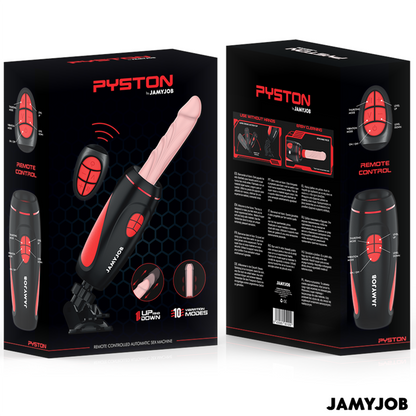 JAMYJOB PYSTON Base Masturbador Automático – Juguete Innovador Con Control Remoto Para Experiencia Personalizada