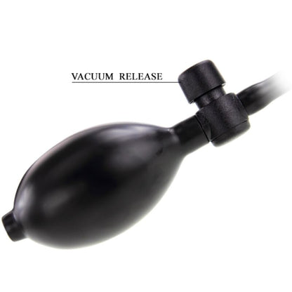 Comprar PRETTY LOVE Plug Anal Inflable Negro – Estimulador Ergonómico Para Placer Personalizado-Noxtic