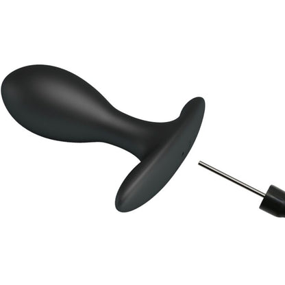 PRETTY LOVE Plug anale gonfiabile nero – Stimolatore ergonomico per un piacere personalizzato