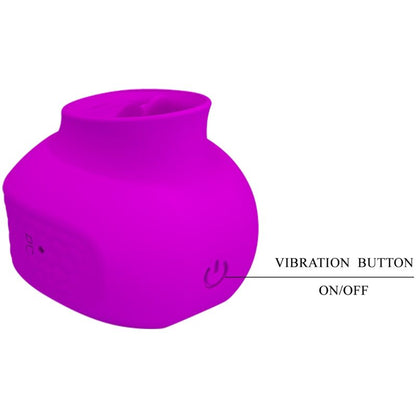 PRETTY LOVE - ESTELLE CLITORIS STIMULATING TONGUE 12 VIBRATIONS PURPLE