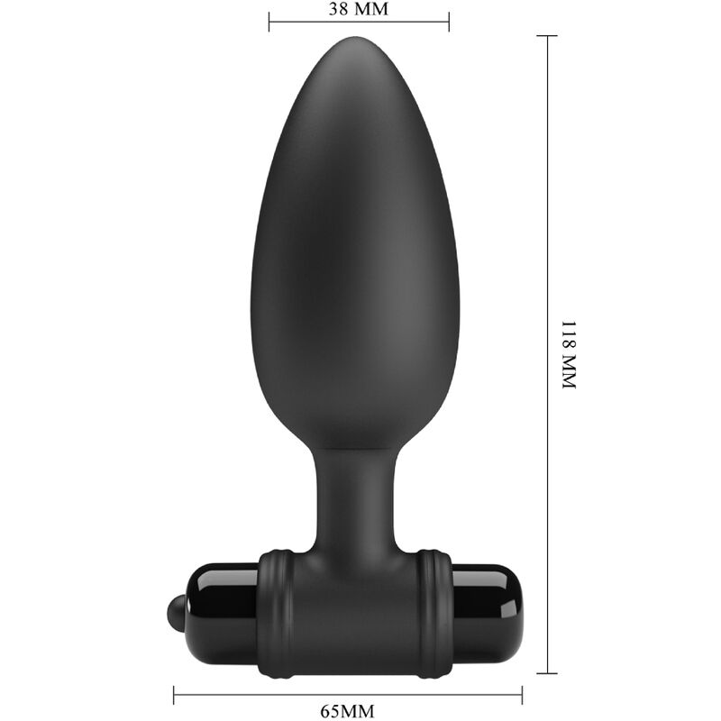 PRETTY LOVE Vibra Butt Plug – Stimolatore anale con 10 modalità di vibrazione per un piacere sensazionale