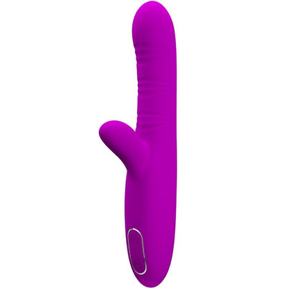 PRETTY LOVE - ANGELIQUE MULTIFUNCTION VIBRATOR + PURPLE CLITORIS STIMULATOR