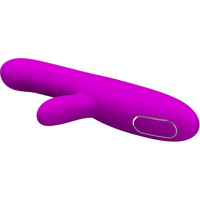 PRETTY LOVE - ANGELIQUE MULTIFUNCTION VIBRATOR + PURPLE CLITORIS STIMULATOR