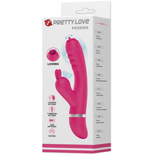 Pretty Love Phoenix Vibratore Coniglio Multifunzione Rosa – Vibratore Innovativo con Stimolazione Regolabile