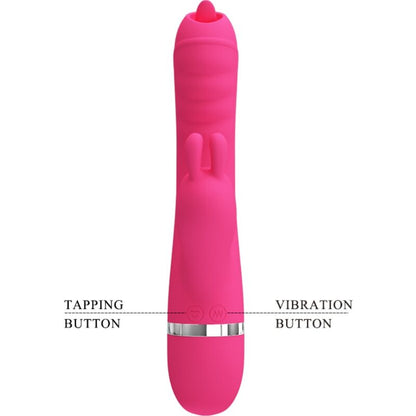 Pretty Love Phoenix Vibrador Rabbit Multifunción Rosa – Vibrador Innovador Con Estimulación Ajustable