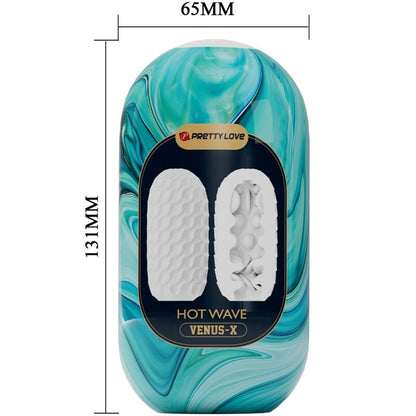 Pretty Love Hot Wave – Massaggiatore maschile in silicone con design ergonomico
