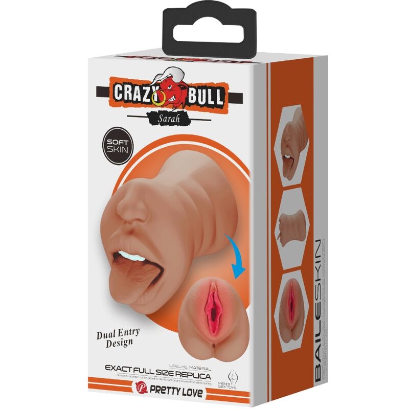 CRAZY BULL Sarah Doppio Stimolatore – Design Naturale per il Piacere Sensoriale