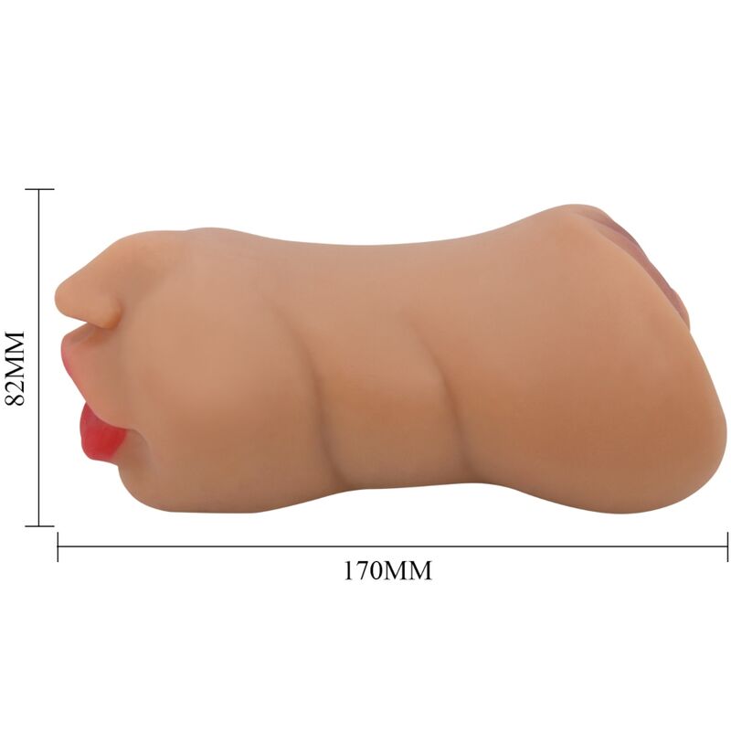 CRAZY BULL Zoey Doppio Massaggiatore con Design Realistico per il Piacere Personale