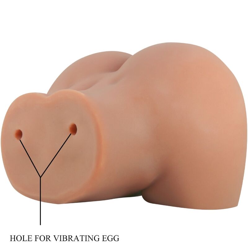 CRAZY BULL - MILA BACK VIBRATOR WITH REALISTIC NATURAL VAGINA AND ANUS REMOTE CONTROL