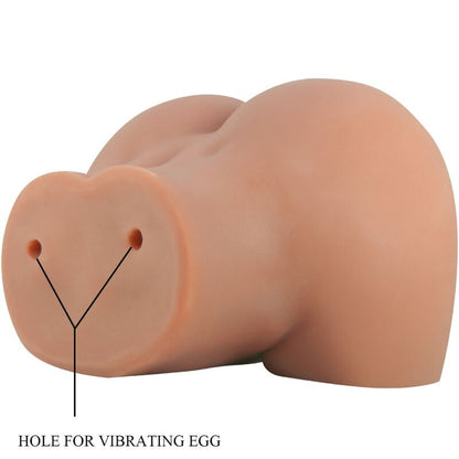 CRAZY BULL - MILA BACK VIBRATOR WITH REALISTIC NATURAL VAGINA AND ANUS REMOTE CONTROL