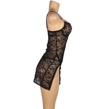 Comprar SUBBLIME Babydoll De Encaje Negro – Diseño Elegante Con Tirantes Ajustables Para Máxima Comodidad-Noxtic