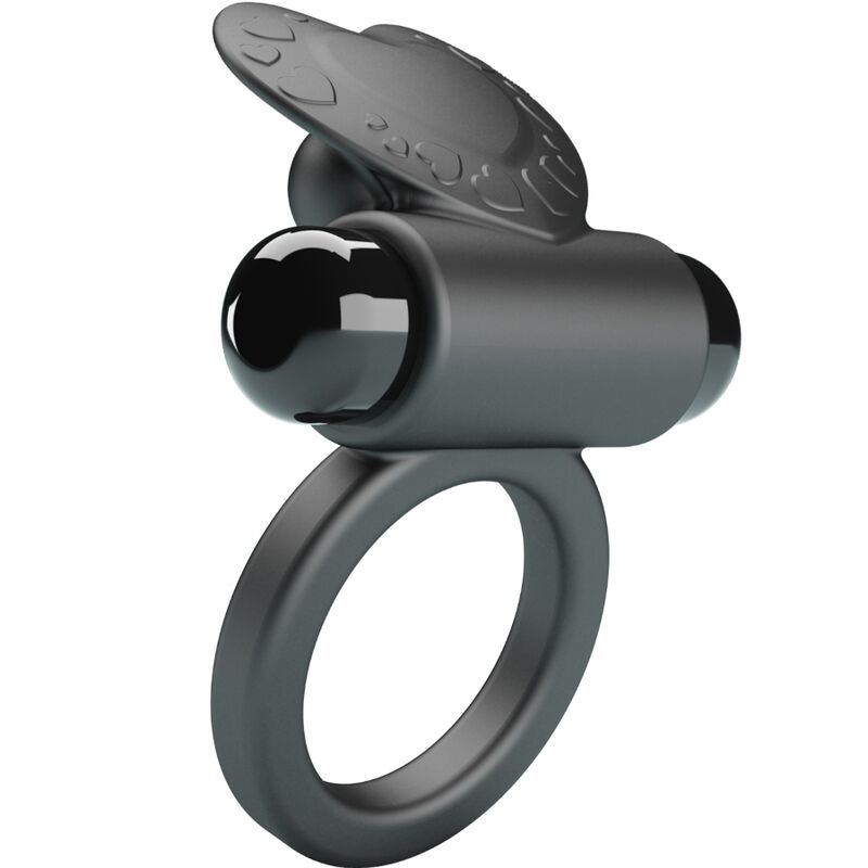 PRETTY LOVE - DEBONAIRE VIBRATING RABBIT RING 10 VIBRATIONS BLACK