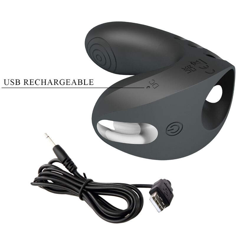 Pretty Love Camelia Vibratore da dito nero – 7 modalità di vibrazione per un piacere personalizzato