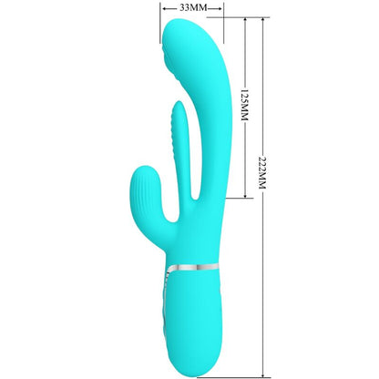 PRETTY LOVE Shania Triple Rabbit Vibrator – Versatilità con 7 impostazioni di vibrazione