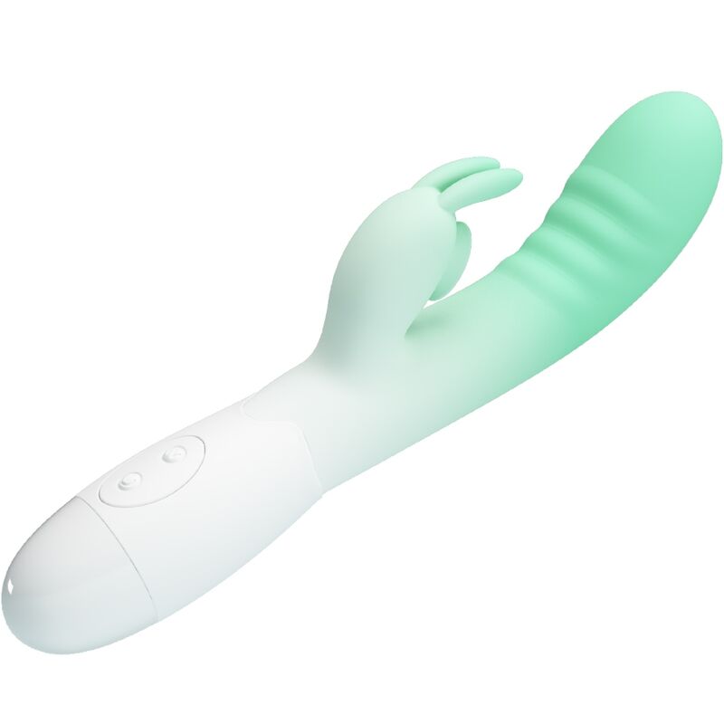 Pretty Love Cerberus Vibrador Rabbit Verde – Diseño Elegante Con 30 Funciones De Vibración