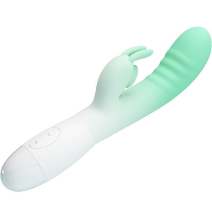 Pretty Love Cerberus Vibrador Rabbit Verde – Diseño Elegante Con 30 Funciones De Vibración