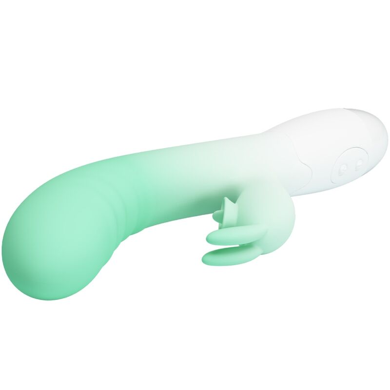 Pretty Love Cerberus Vibrador Rabbit Verde – Diseño Elegante Con 30 Funciones De Vibración