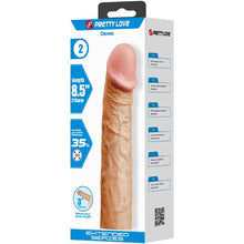 PRETTY LOVE - DEREK PENIS SLEEVE WITH 7.6 CM NATURAL EXTENSION