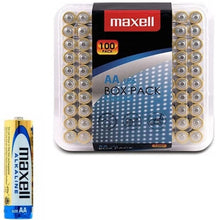 MAXELL - PACCO BATTERIE ALCALINE AA LR6 * 100 BATTERIE