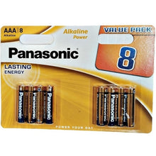 PANASONIC - BATTERIA ALCALINE AAA BRONZO LR03 BLISTER*8