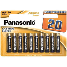PANASONIC - BATTERIA ALCALINE BRONZO AA LR6 BLISTER*20