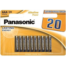 PANASONIC - BATTERIA ALCALINE AAA BRONZO LR03 BLISTER*20