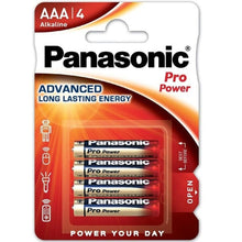 PANASONIC - BATTERIA ALCALINE AAA PRO POWER LR03 BLISTER*4