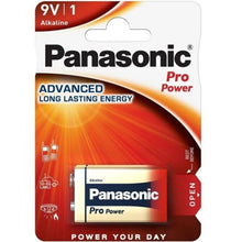 PANASONIC - BATTERIA ALCALINICA PRO POWER 9V LR61 BLISTER*1