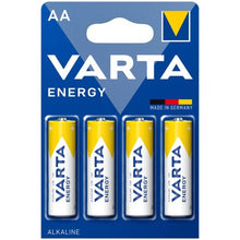 VARTA - ENERGY BATTERIA ALCALINE AA LR6 BLISTER*4
