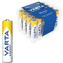 VARTA - ENERGY BATTERIA ALCALINE AAA LR03 CONFEZIONE DA 24 BATTERIE