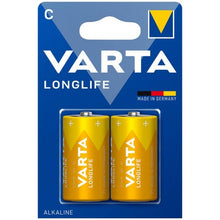 VARTA - BATTERIA ALCALINE LONGLIFE C LR14 BLISTER*2