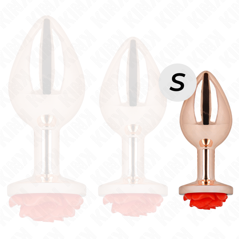 KINK Rose Gold Anal Plug S – Giocattolo erotico dal design elegante per un piacere delicato