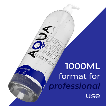 Lubrificante a base d'acqua Aqua Quality 1000 ml - Lubrificante setoso e liscio per una sensazione naturale
