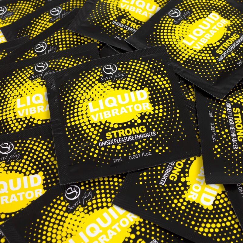 SECRETPLAY Vibratore Liquido Forte Monodose 2 ML – Gel Intimo Unisex per Sensazioni Stimolanti Intense