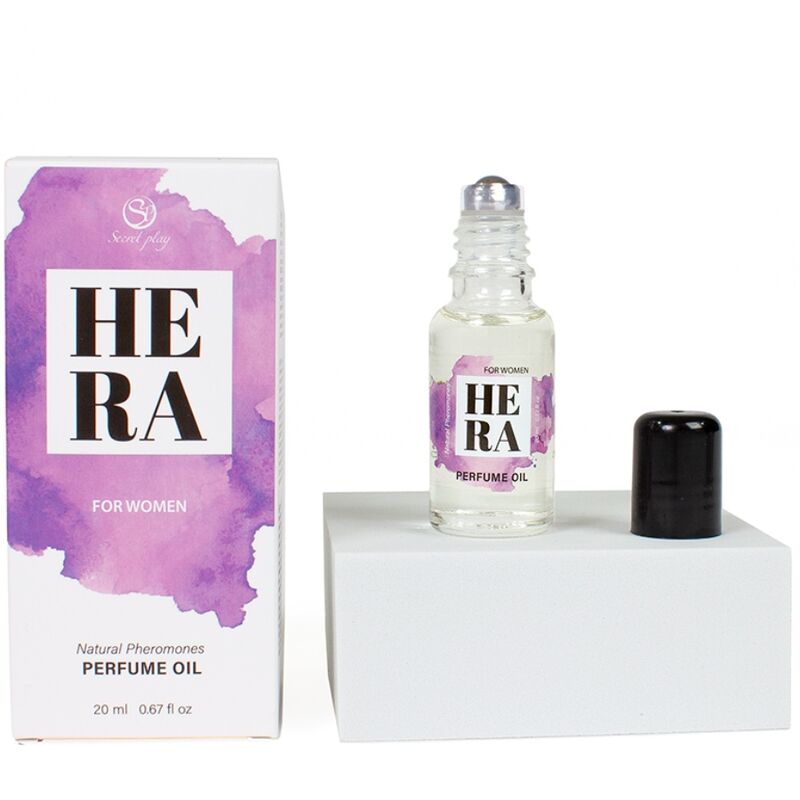 Secretplay Hera Perfume Natural Con Feromonas 20 Ml – Aroma Irresistible A Gardenia Y Vainilla