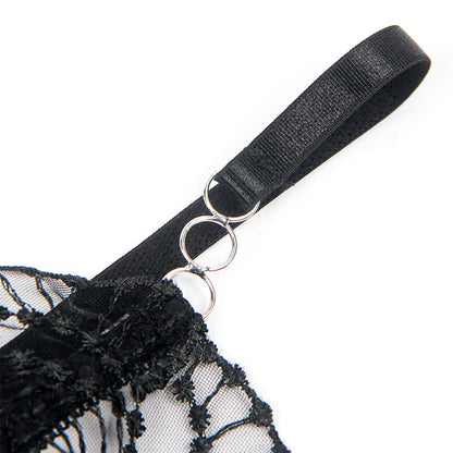 SUBBLIME Body in pizzo nero traforato L/XL – Design elegante e comfort sensuale