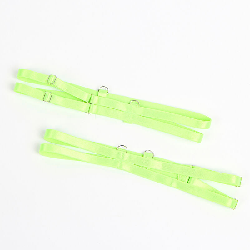 SUBBLIME Reggiseno in pizzo verde e blu S/M – Eleganza contemporanea per il comfort quotidiano