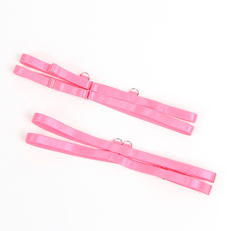 SUBBLIME Reggiseno in pizzo rosa e viola L XL – Design elegante con comfort sensoriale