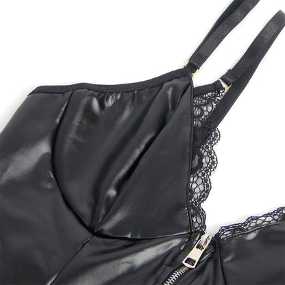 Comprar SUBBLIME Body Con Cremallera De Cuero Negro L/XL – Conjunto Elegante Con Diseño Sofisticado-Noxtic