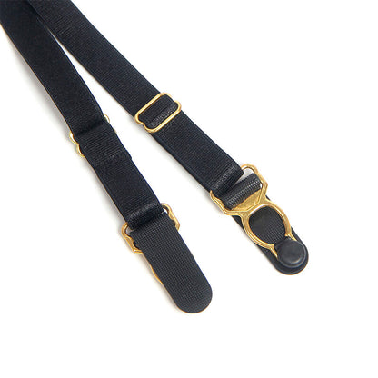 SUBBLIME Body in pelle nera con cerniera L/XL – Completo elegante dal design sofisticato