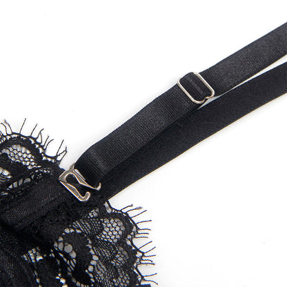 SUBBLIME Body in pizzo nero con fiocchi: design elegante che valorizza la tua silhouette