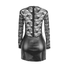 SUBBLIME Sexy Camicia da Notte in Pizzo Nero – Design Elegante per Comfort e Stile