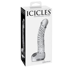 Massaggiatore di cristalli ICICLES N 61 – Design curvo per una stimolazione precisa