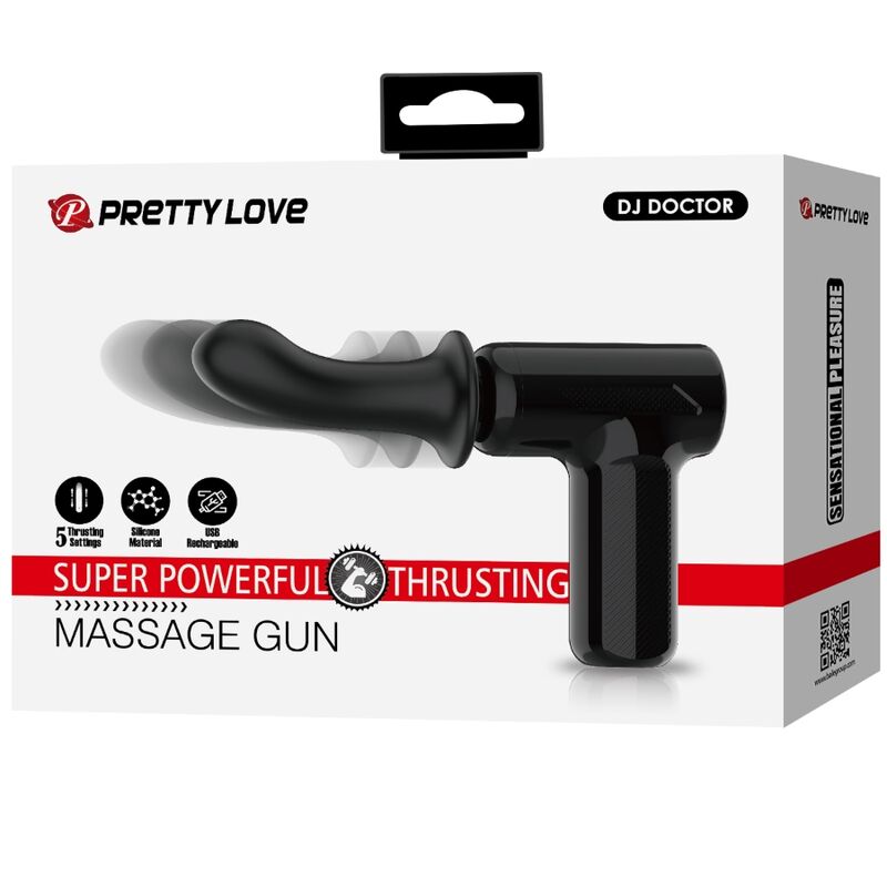 PRETTY LOVE - MASSAGGIATORE DJ DOCTOR 5 IMPOSTAZIONI NERO