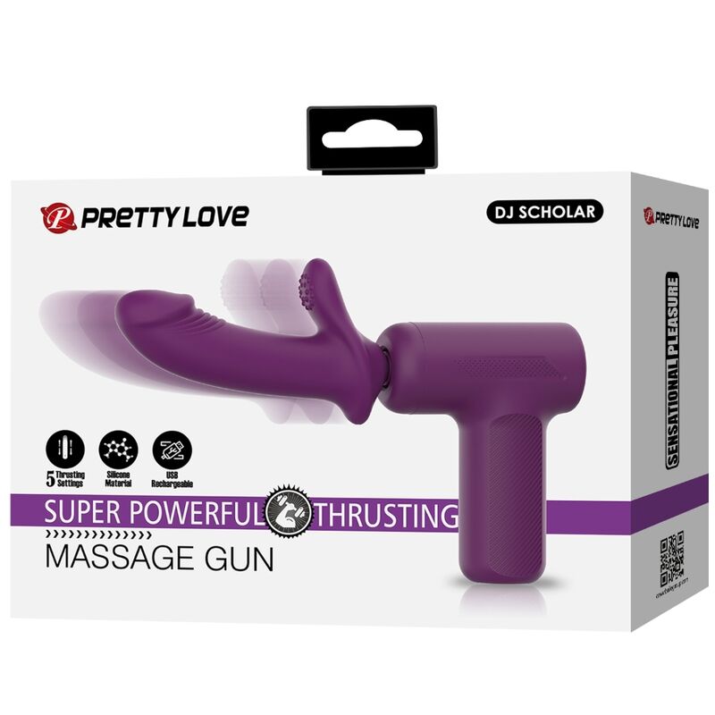 PRETTY LOVE - MASSAGGIATORE DJ SCHOLAR 5 IMPOSTAZIONI VIOLA
