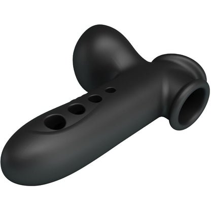 PRETTY LOVE Crane Funda Para Pene Con Airbag Negro – Aumento De Grosor Para Experiencias Sensuales Intensas