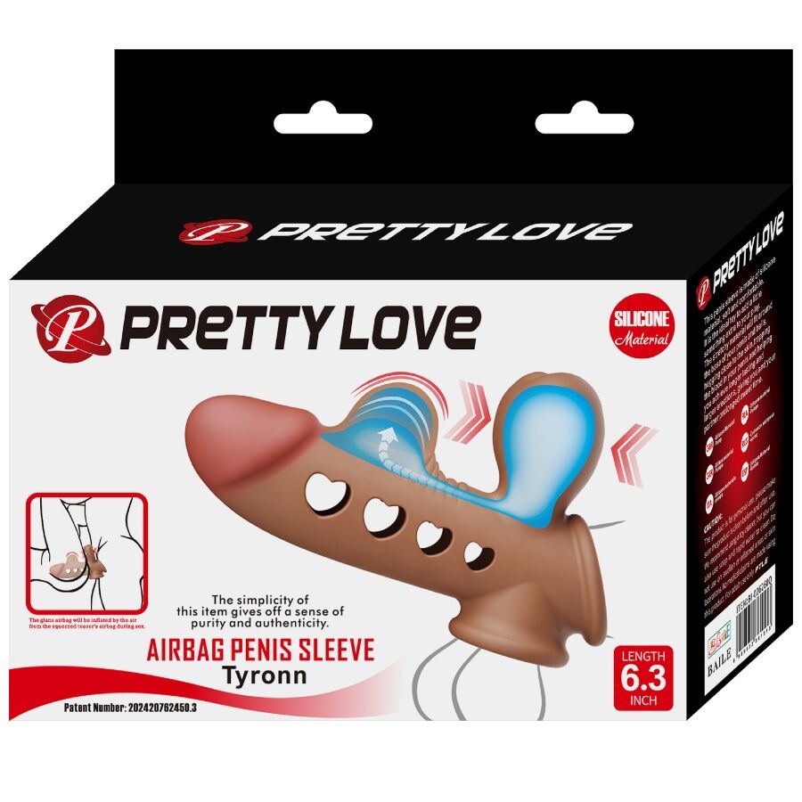 Pretty Love Tyronn Funda Inflable – Diseño Innovador Para Mayor Placer Sensual